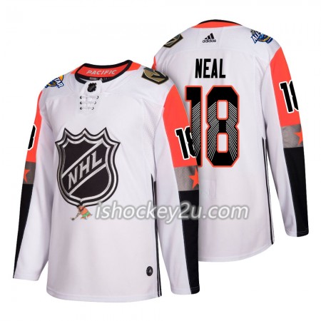 Vegas Golden Knights Trøje James Neal 18 2018 NHL All-Star Pacific Division Adidas Hvid Authentic